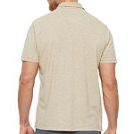 Mutual Weave Mens Regular Fit Short Sleeve Pocket Polo Shirt