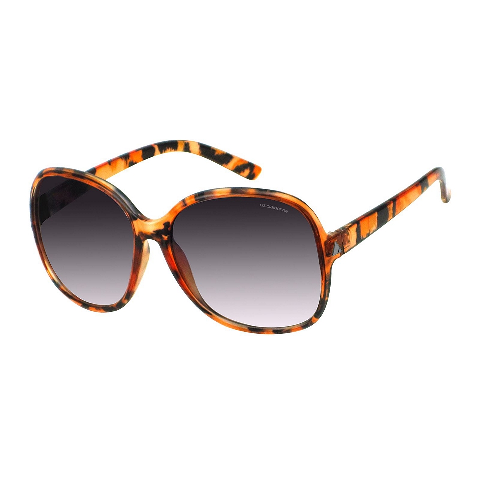 LIZ CLAIBORNE Bellbottom Square Frame Sunglasses, Womens