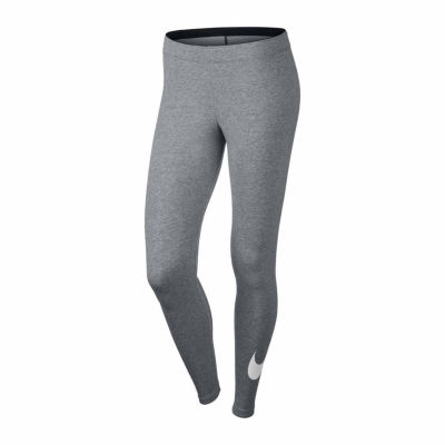 nike swoosh leggings black