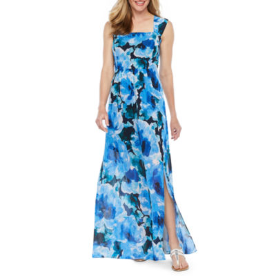 nicole miller floral maxi dress