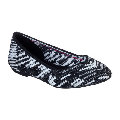 skechers white ballet flats