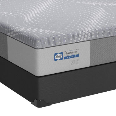 Sealy® Paterson Hybrid Medium Mattress And Box Spring, Color Gray