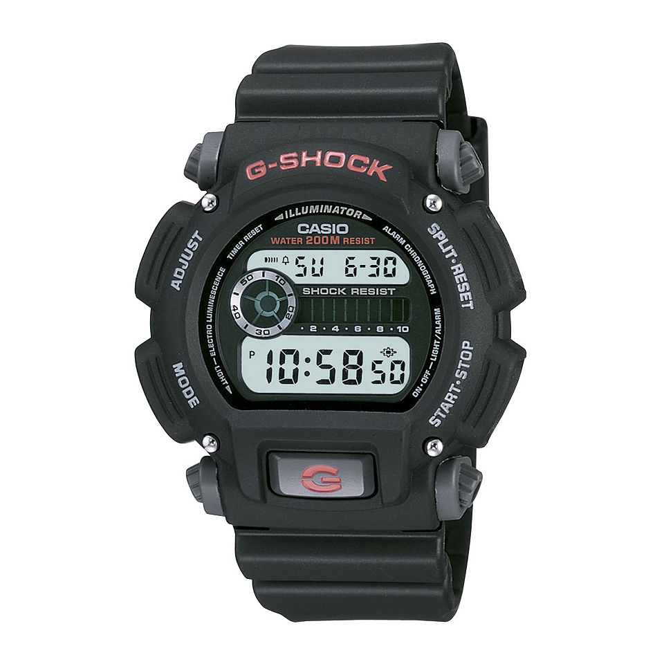 Casio G Shock Mens Digital Black Strap Watch