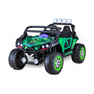 kid trax marvel hulk 12v battery powered utv