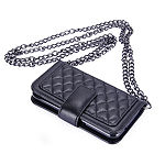 Genuine Leather Phone Case and Wallet Combination with Chain for ﻿iPhone 6S