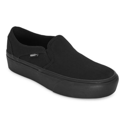 vans asher women's platform skate shoes