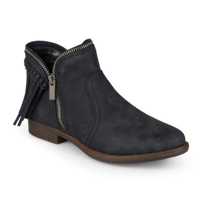 black ankle boots jcpenney