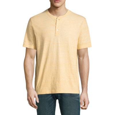 St Johns Bay Short Sleeve Henley Shirt JCPenney