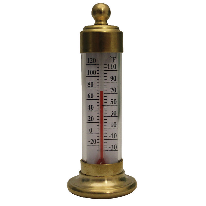 UPC 721002007193 product image for Conant T19LFB Brass Desk Thermometer | upcitemdb.com