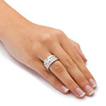DiamonArt® Womens 4 3/4 CT. T.W. White Cubic Zirconia Sterling Silver Bridal Set