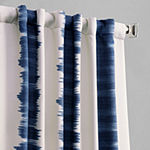 Exclusive Fabrics & Furnishing Flambe Light-Filtering Rod Pocket Back Tab Single Curtain Panel