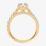 Modern Bride Signature Womens 2 1/2 CT. T.W. Lab Grown White Diamond 14K Gold Bridal Set