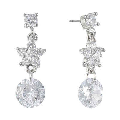 Jewelry The Bridal Collection Drop Earrings, Color White JCPenney