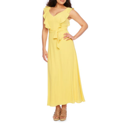 yellow dresses at jcpenney