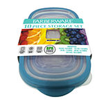 Farberware Vented Nesting 10-pc. Plastic Stackable Food Container