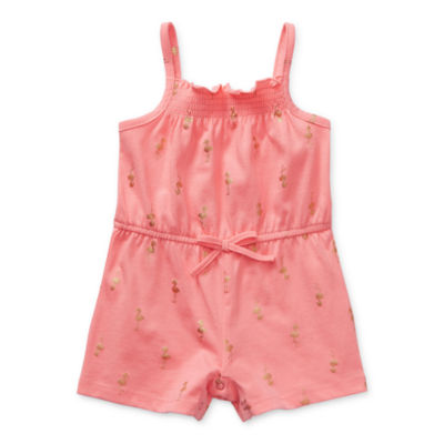 baby girl sleeveless romper
