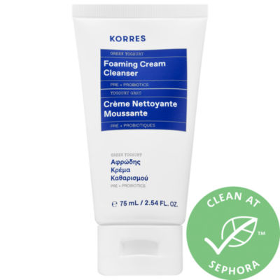 greek yogurt foaming cream cleanser