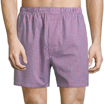 Stafford® 4 Pack Woven Classic Fit Boxers - JCPenney
