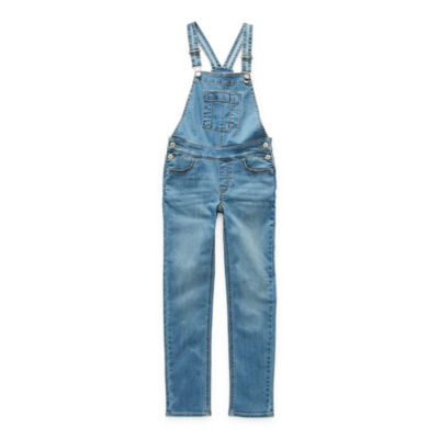 Thereabouts Straight Leg Little & Big Girls Overalls, Color Rael