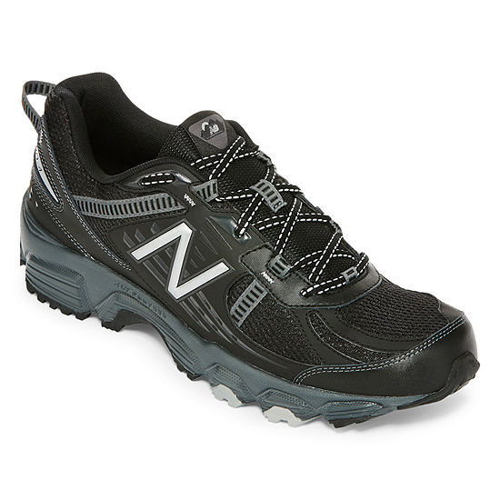 New Balance® 410 Mens Trail Running Shoes, Color: Black/silver - JCPenney