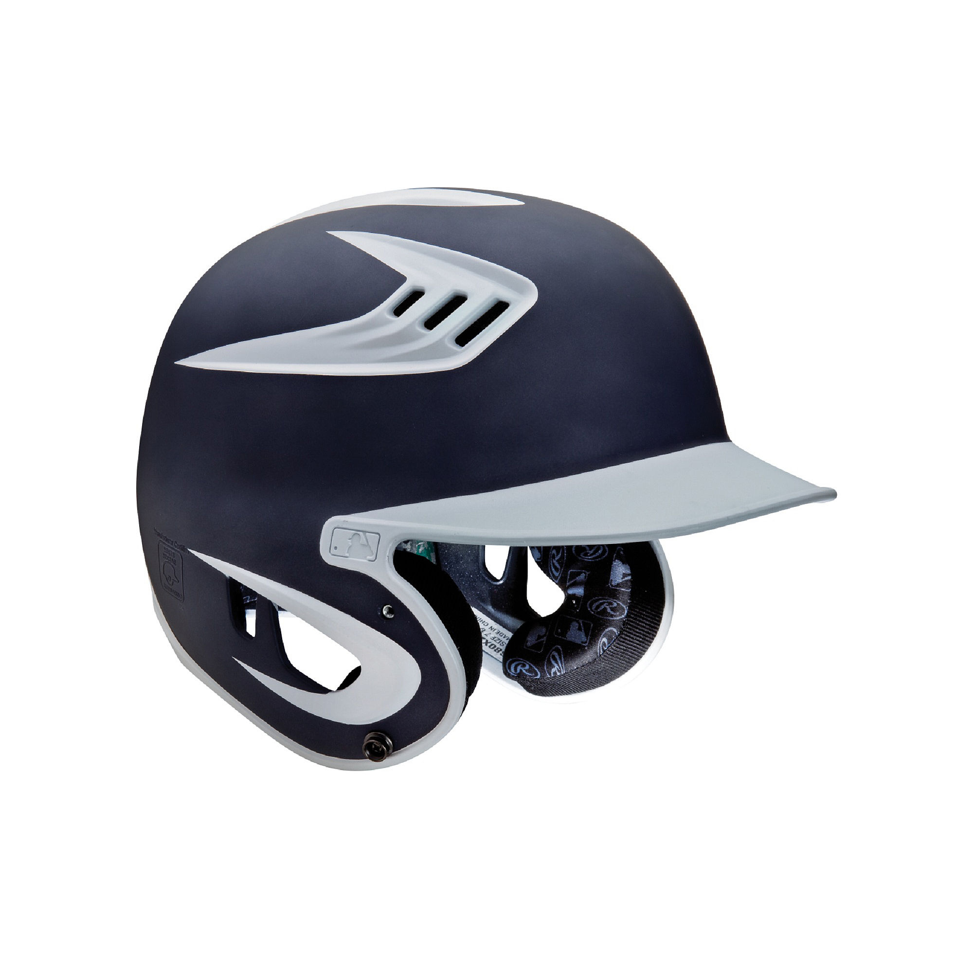 UPC 083321420689 product image for Rawlings 80mph Two-Tone Digi Black Baseball Helmet | upcitemdb.com