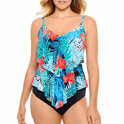 vanishing act by magic brands control tankini swimsuit top