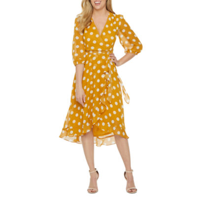 jcpenney polka dot dress