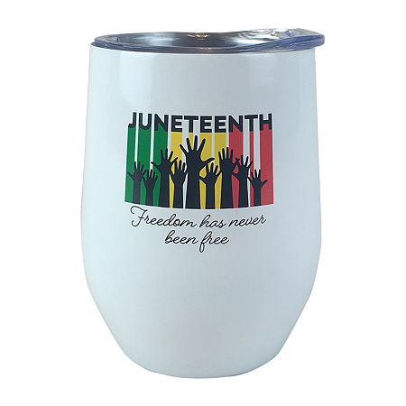 Haynes Besco Group Juneteenth Stainless Steel 12 Oz Wine Tumbler Glass, One Size , Multiple Colors