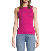 a.n.a Womens Round Neck Sleeveless Tank Top (in various colors)