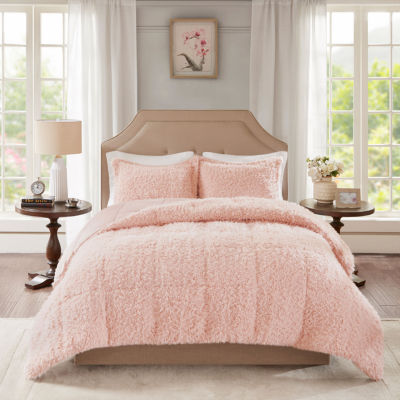 madison park nova faux mohair reverse faux mink comforter se