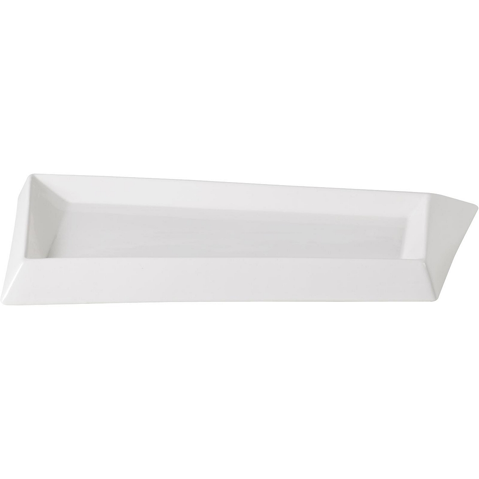 Creative Bath Products Angles Medium Tray, White