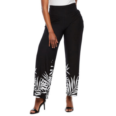 Bold Elements Womens Mid Rise Wide Leg Palazzo Pant Color