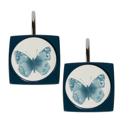 Creative Bath Ming Shower Curtain Hooks Color Blue Jcpenney
