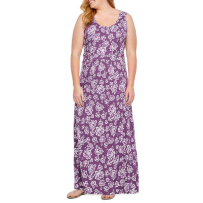St. John's Bay Sleeveless Maxi DressPlus JCPenney