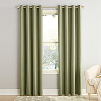 Pale Gold Ellery Homestyles Beautyrest 15779052084PLG Odette 52-inch by 84-Inch Blackout Single Window Curtain Panel