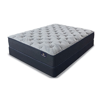 Serta Lux Chamblee Firm Mattress, Queen Bed And Box Spring