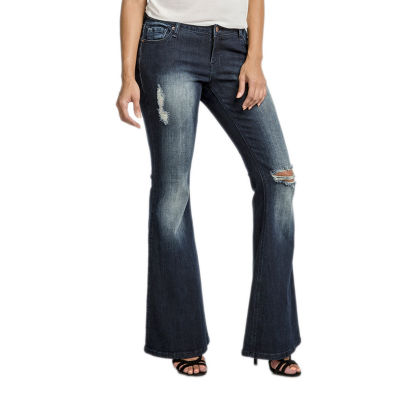 womens stretch flare jeans