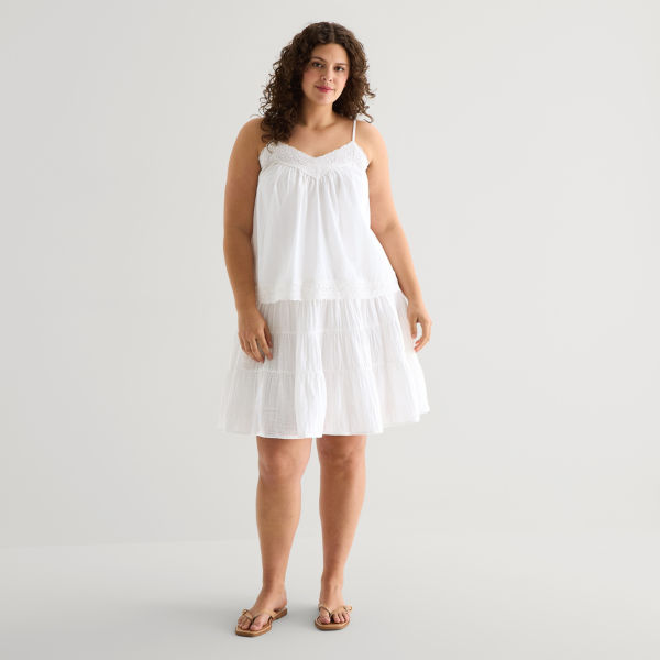 A.N.A Womens Plus A-Line Skirt