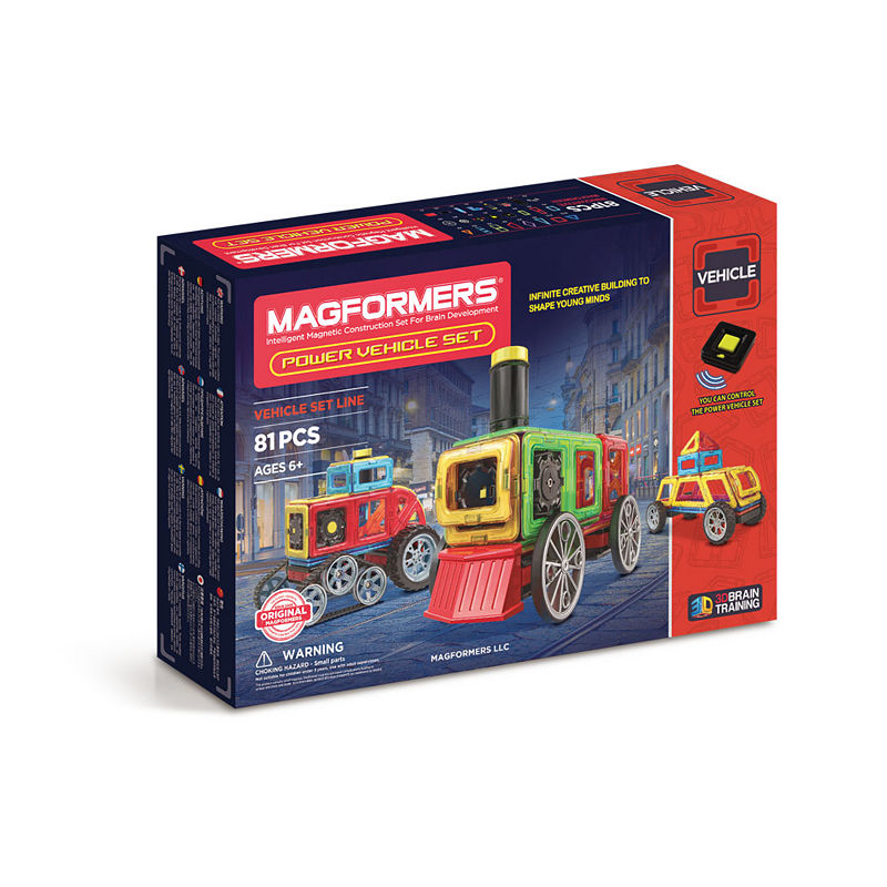 Magformers Power Vehicle 86 Pc. Set