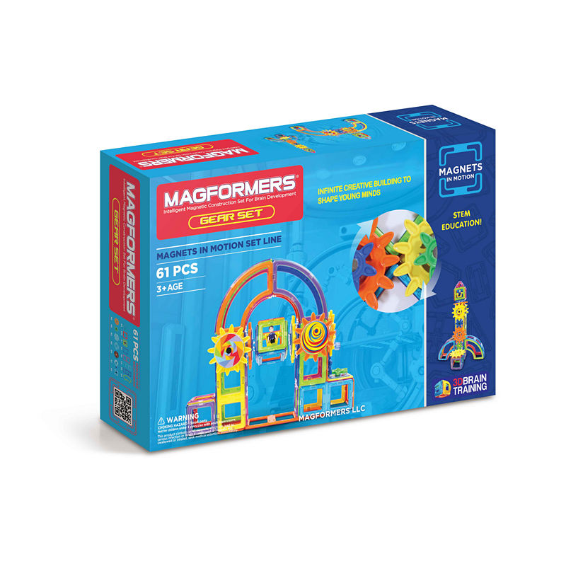 Magformers Magnets In Motion 61 Pc. Gear Set