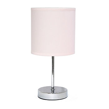 Mini Chrome Metal Table Lamp Jcpenney, Small Metal Table Lamps