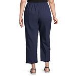 Alfred Dunner Newport Womens Straight Pull-On Pants