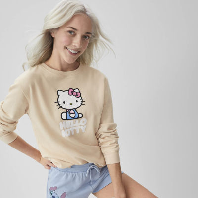 Hello Kitty Juniors Womens Graphic Sweatshirt