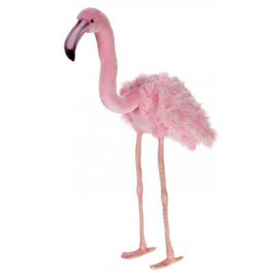 pink flamingo plush toy