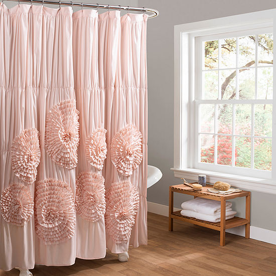 Lush Decor Serena Shower Curtain Color Blush Jcpenney
