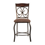 Signature Design by Ashley® Glambrey Set of 4 Upholstered Counter Height Stools