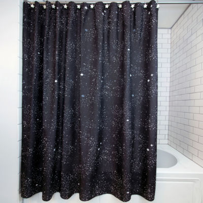 dark shower curtain