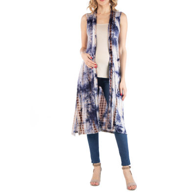 tie dye long cardigan