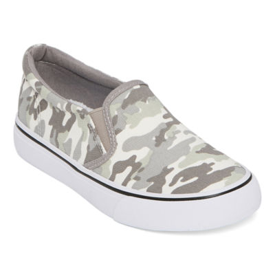 white slip on vans jcpenney