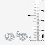 Diamond Addiction "Cancer" 1/4 CT. T.W. Lab Grown White Diamond Sterling Silver Stud Earrings